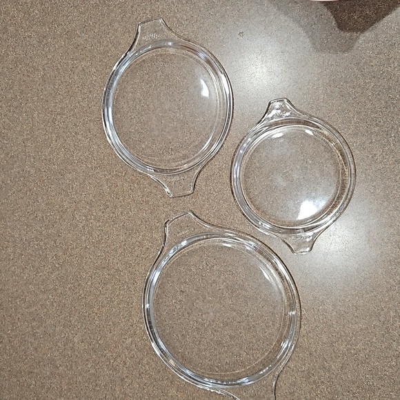 Vintage Pyrex Autumn Harvest Set of 3 Nesting Casserole Dishes with Lids!!! - Picture 4 of 16